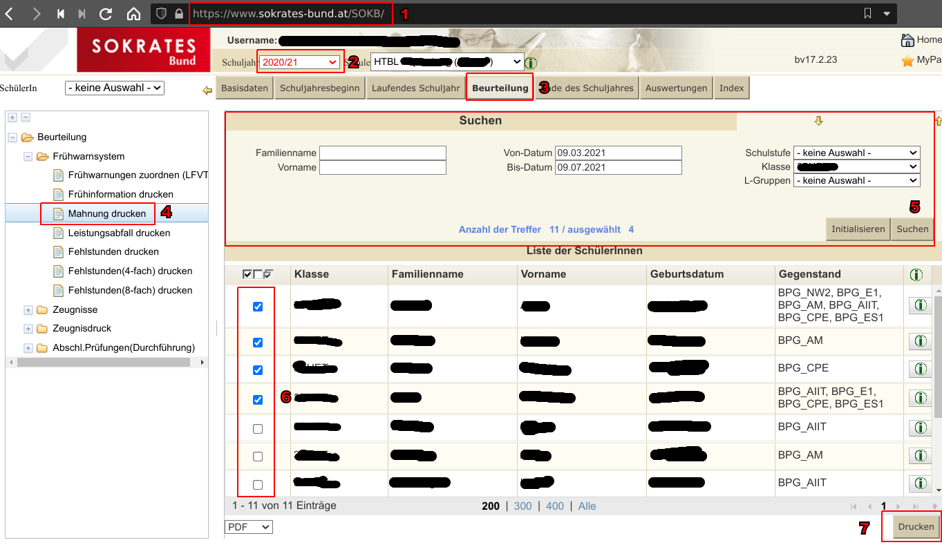 Screenshot Sokrates
